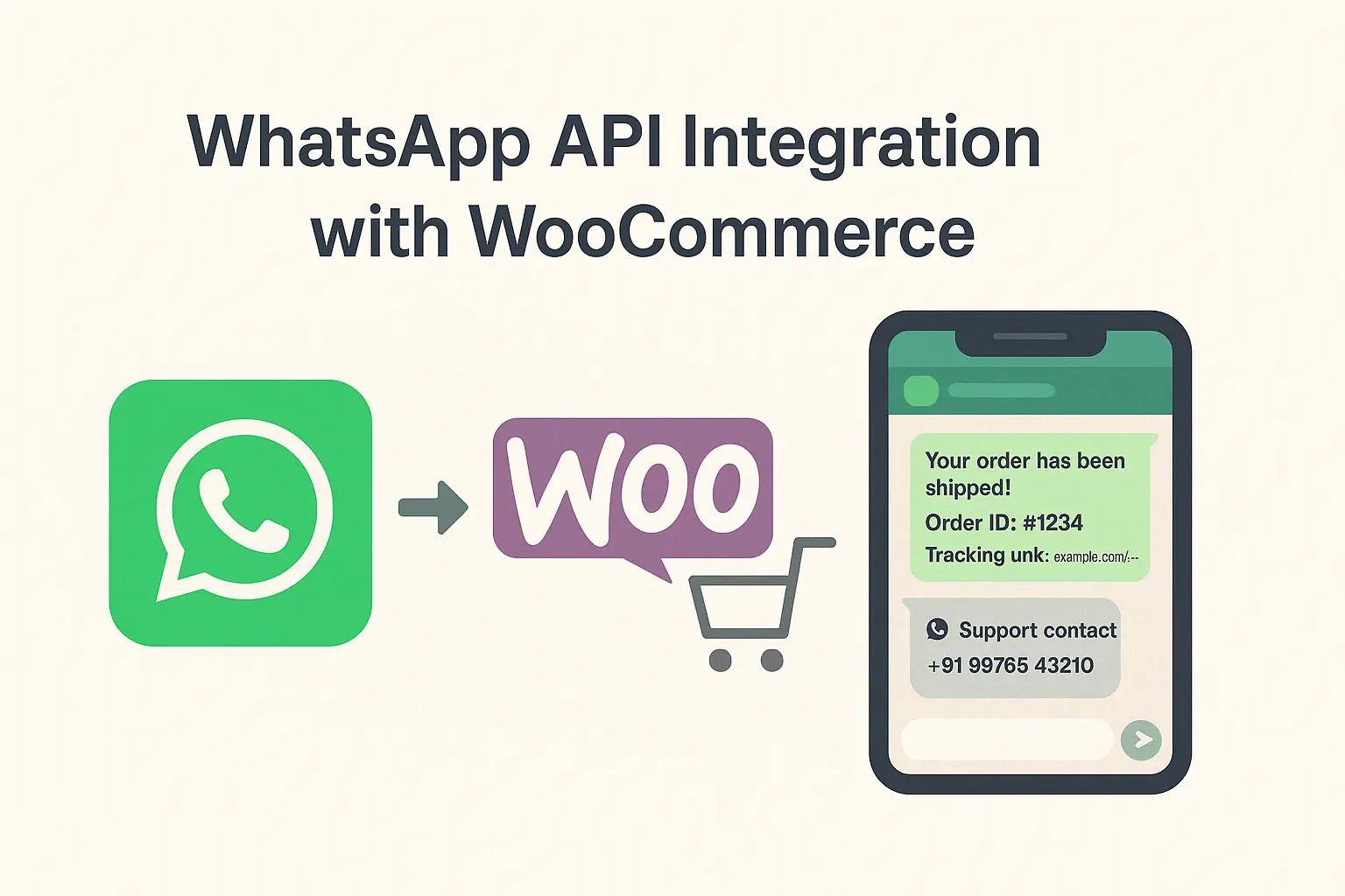 WhatsApp Business API integration with WooCommerce